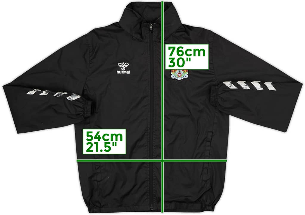 2020-21 Northampton Hummel Hooded Track Jacket - 5/10 - (M)