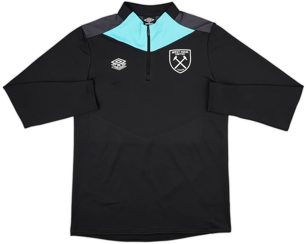 2018-19 West Ham Umbro 1/4 Zip Training Top - 5/10 - (L)
