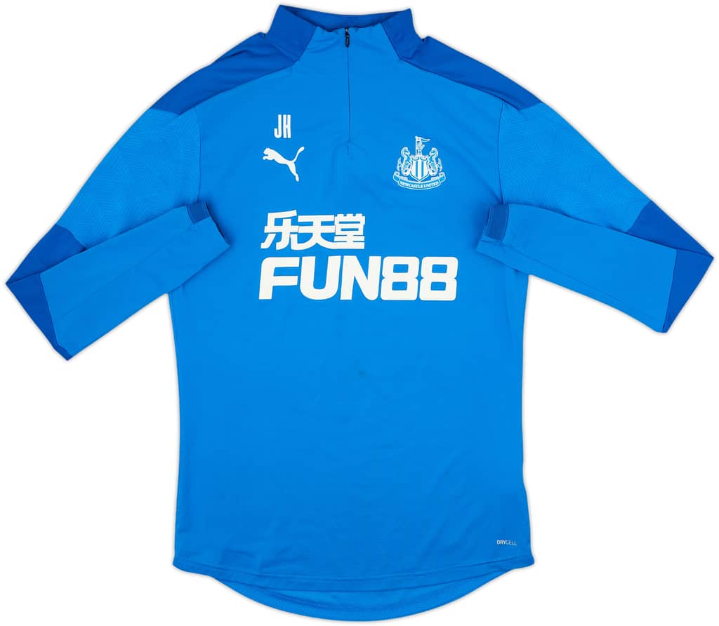 2019-20 Newcastle United Staff Issue Puma 1/4 Zip Drill Top JH - 6/10 - (M)