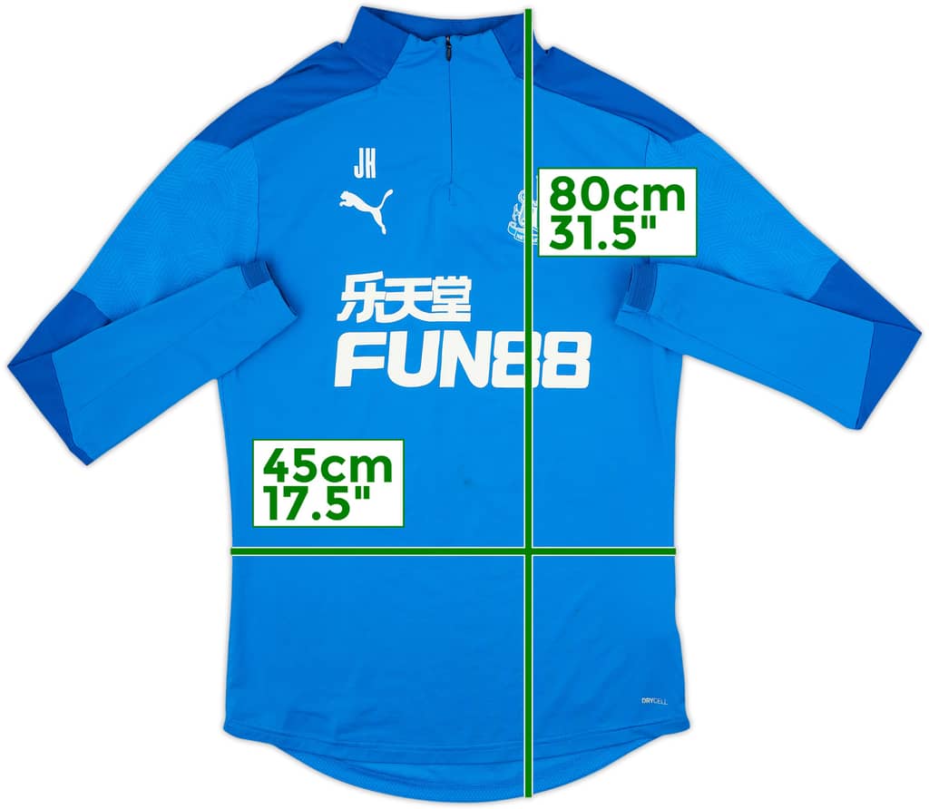 2019-20 Newcastle United Staff Issue Puma 1/4 Zip Drill Top JH - 6/10 - (M)