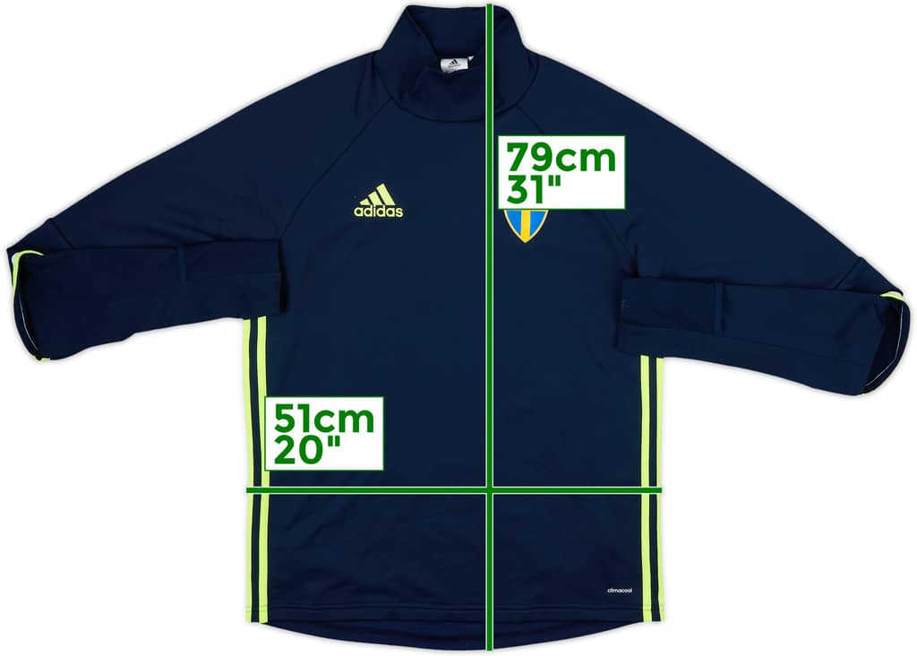 2015-16 Sweden adidas Training Top - 8/10 - (M)