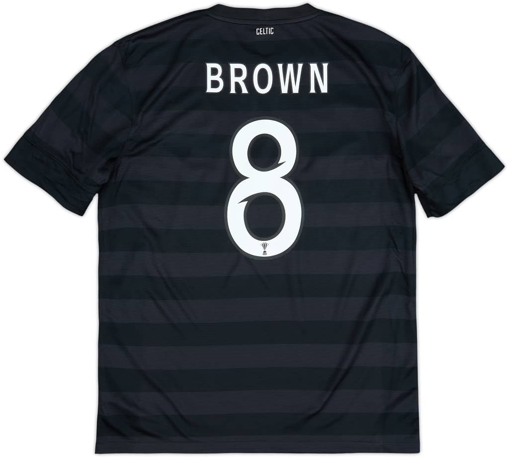 2012-13 Celtic '125th Anniversary' Away Shirt Brown #8 - 8/10 - (M)