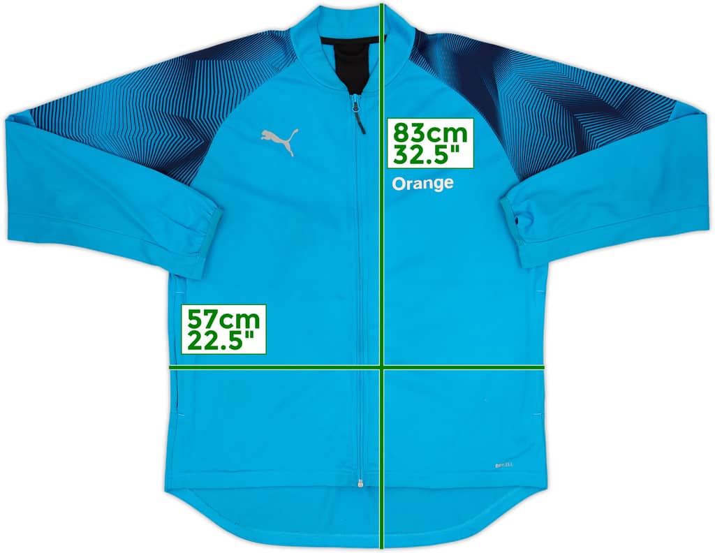 2018-19 Olympique Marseille Puma Track Jacket - 5/10 - (L)