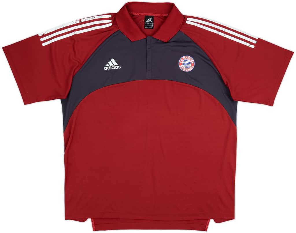 2002-03 Bayern Munich adidas 1/4 Zip Polo Shirt - 6/10 - (XXL)