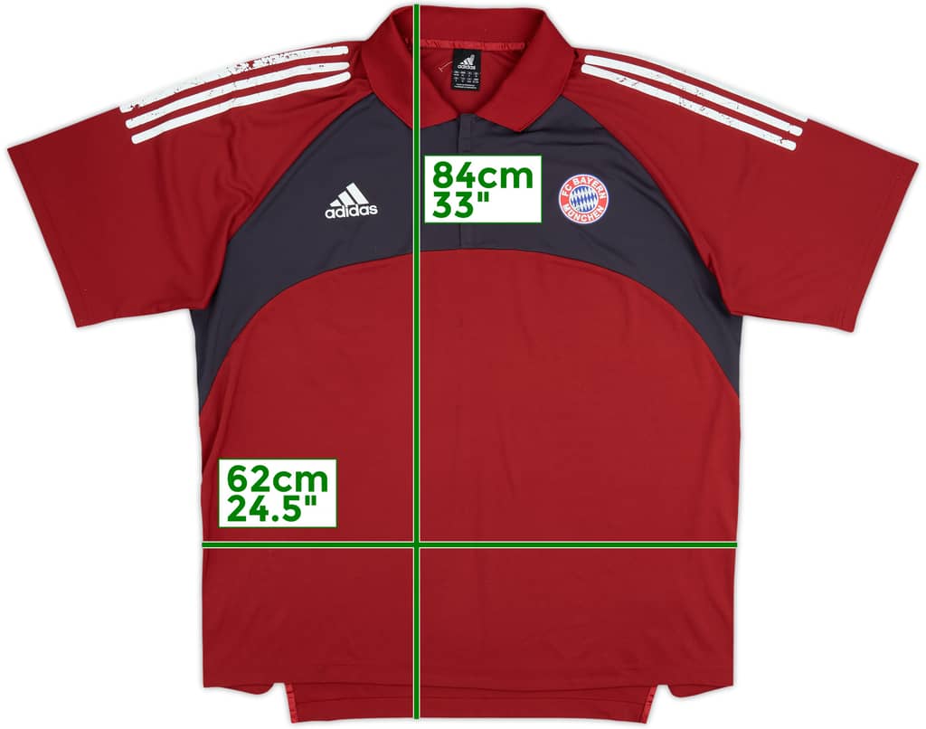 2002-03 Bayern Munich adidas 1/4 Zip Polo Shirt - 6/10 - (XXL)
