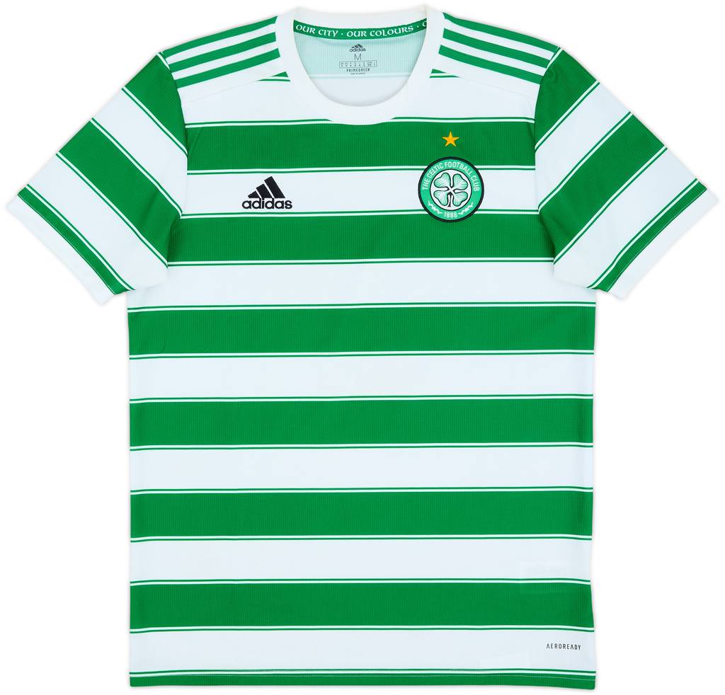 2021-22 Celtic Home Shirt - 10/10 - (M)