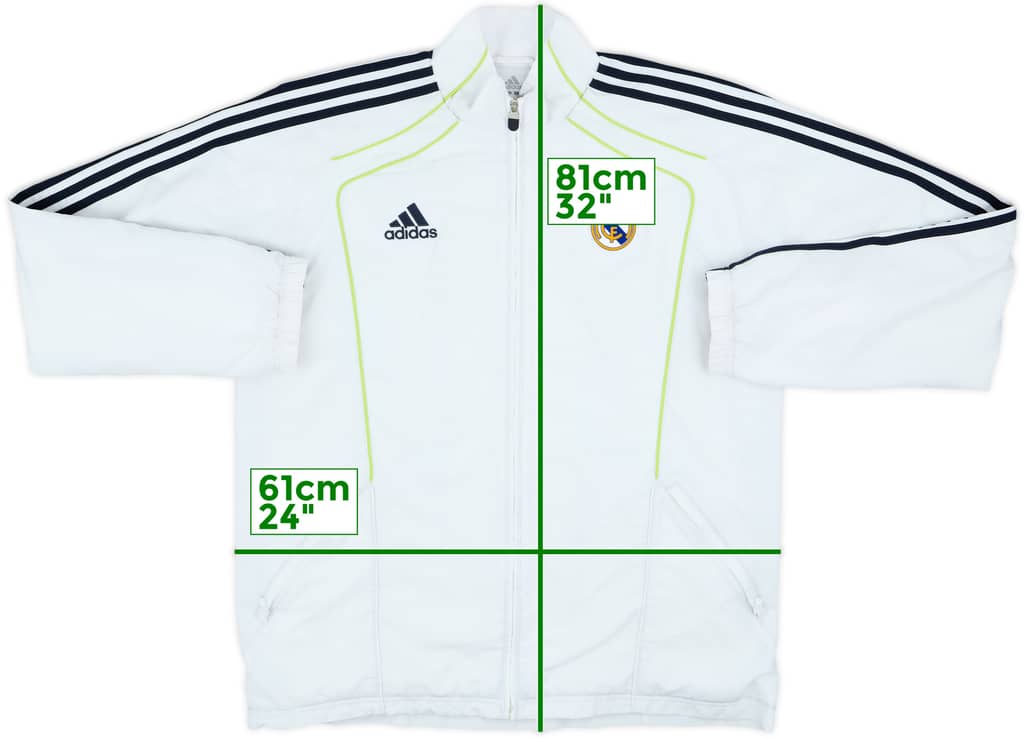 2010-11 Real Madrid adidas Track Jacket - 8/10 - (L/XL)