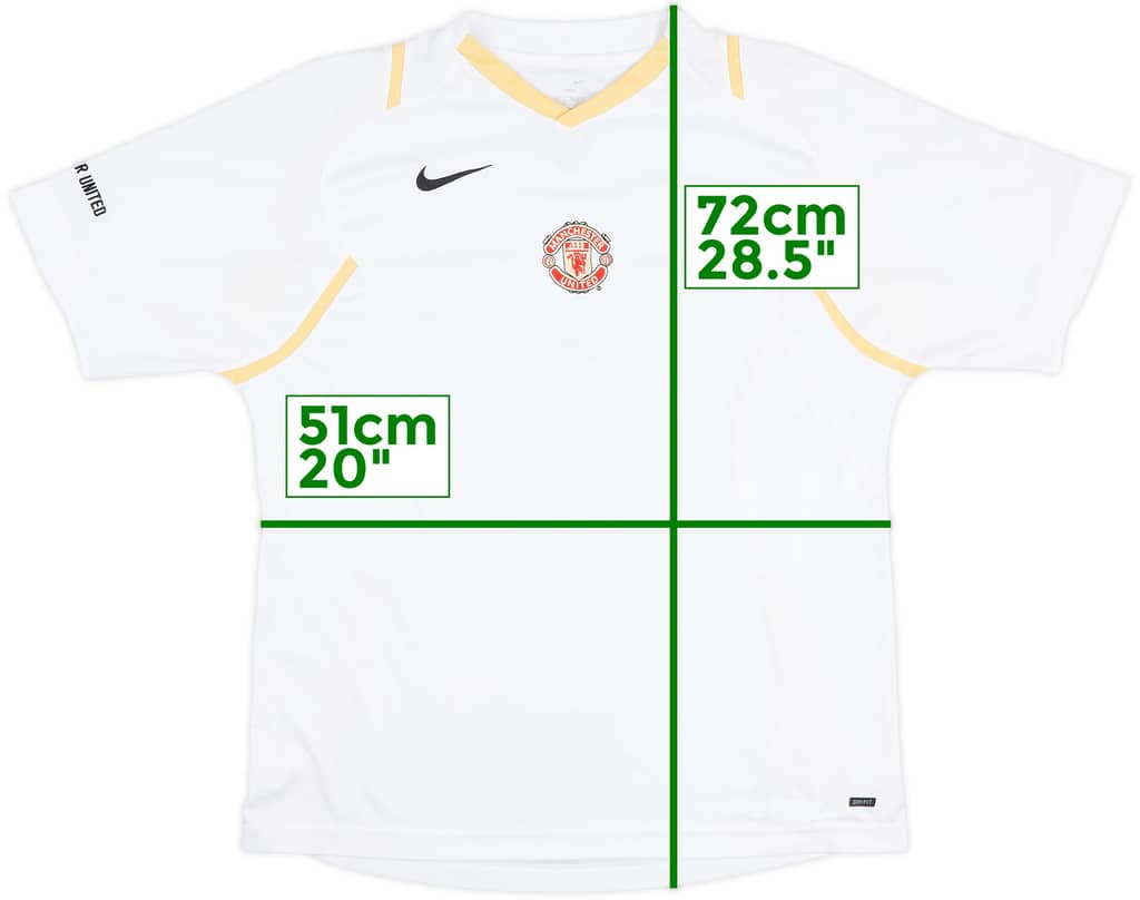 2006-07 Manchester United Nike Training Shirt - 8/10 - (M)