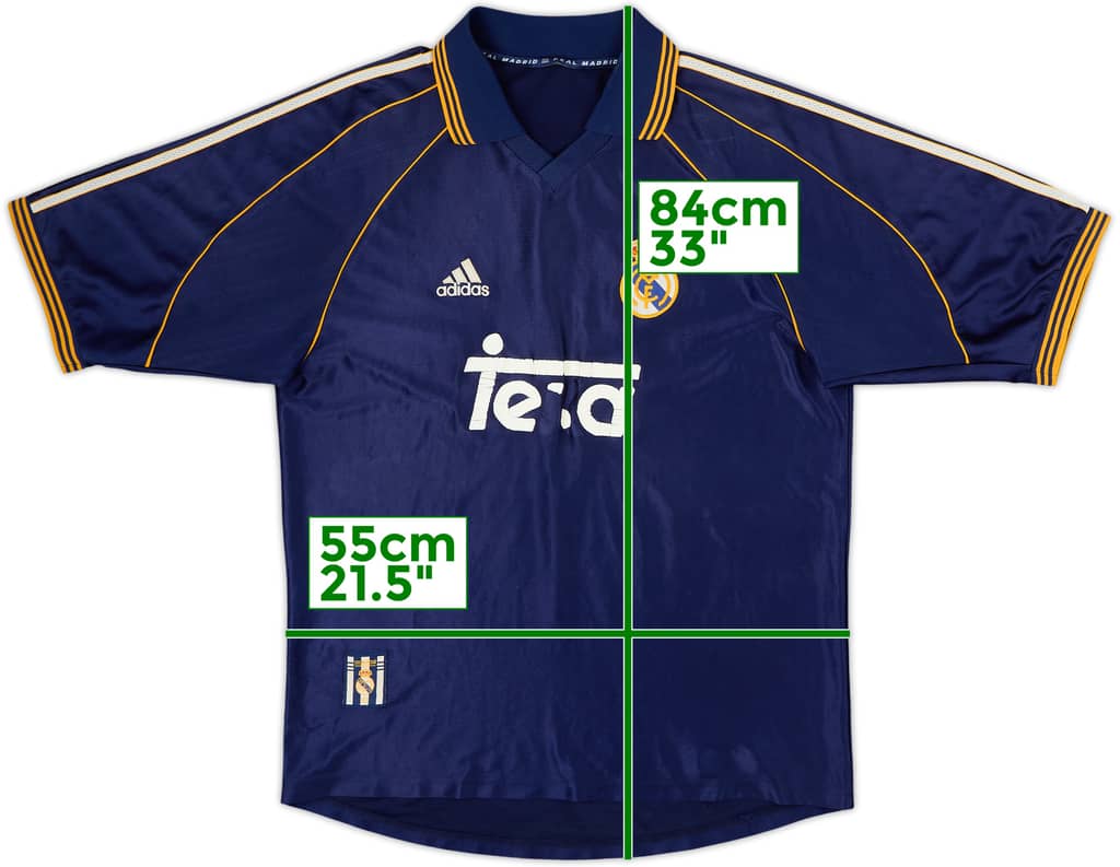 1998-99 Real Madrid Third Shirt - 5/10 - (L)