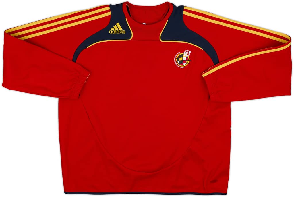 2008-09 Spain adidas Sweat Top - 8/10 - (XL)