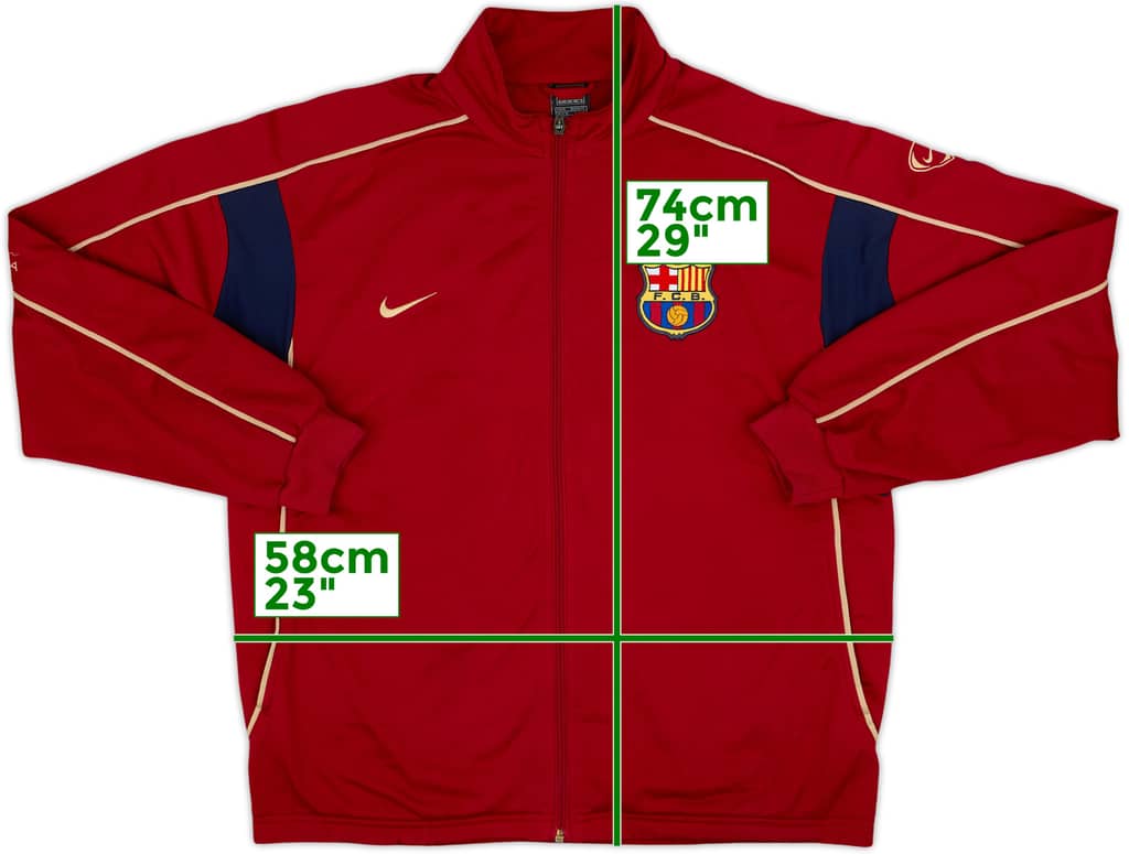 2001-02 Barcelona Nike Track Jacket - 8/10 - (M)