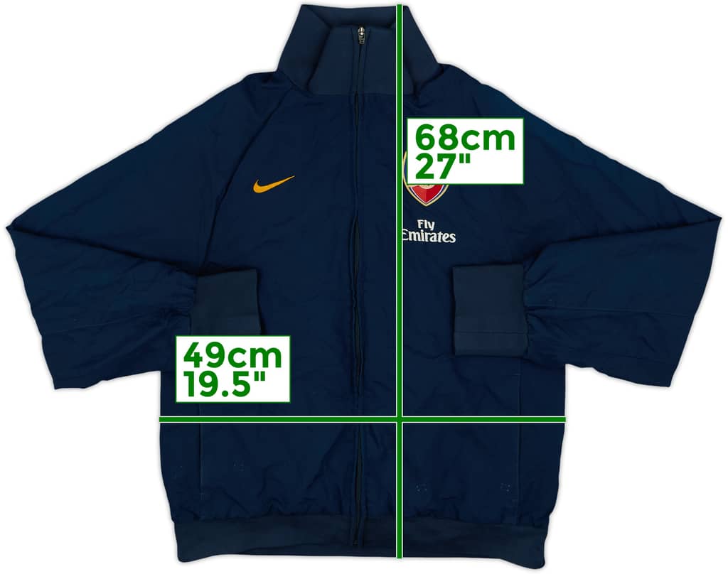 2008-09 Arsenal Nike Track Jacket - 6/10 - (S)