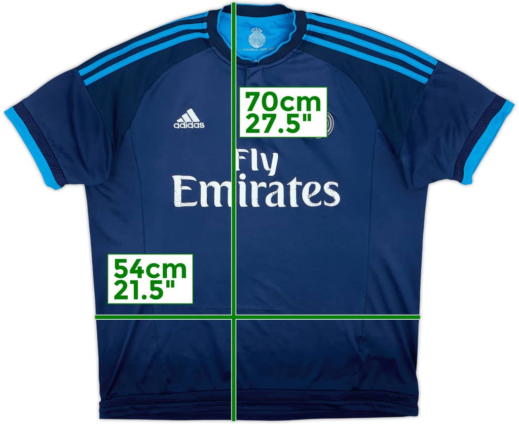 2015-16 Real Madrid Third Shirt - 4/10 - (L)