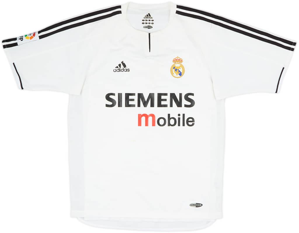 2003-04 Real Madrid Player Issue Home Shirt - 5/10 - (S)