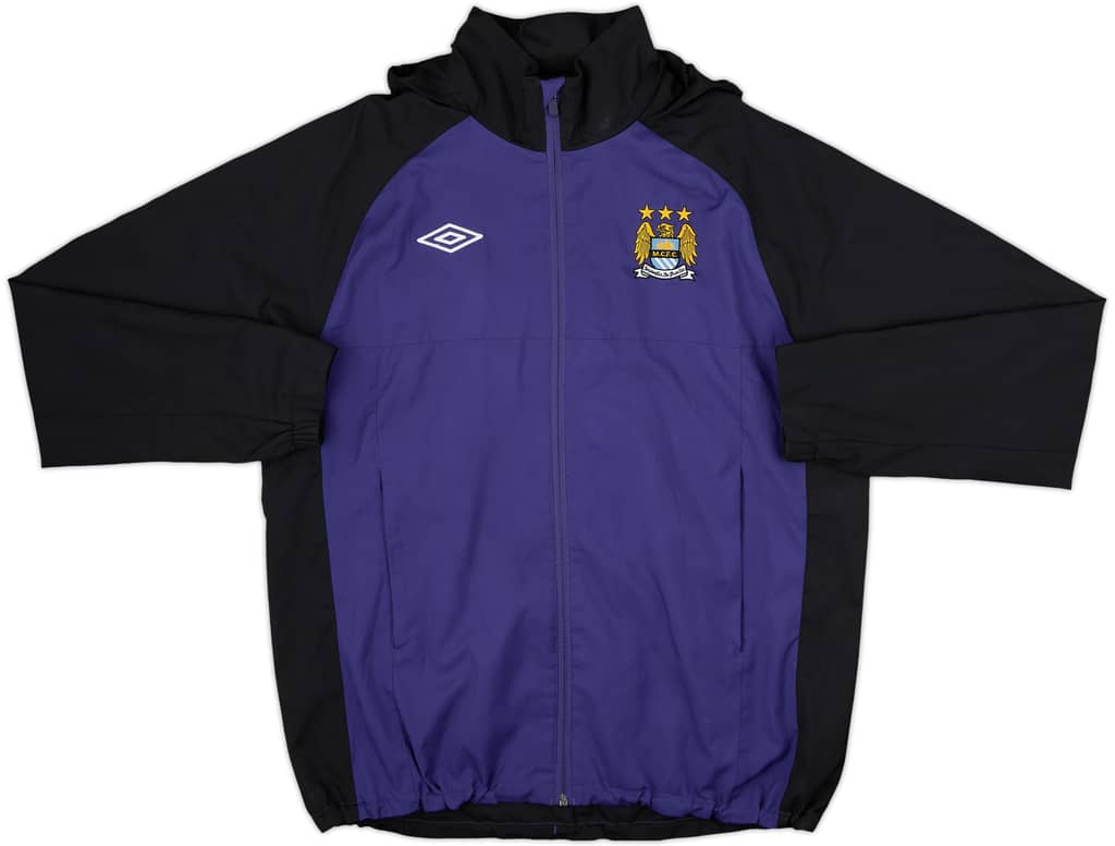 2012-13 Manchester City Umbro Hooded Track Jacket - 8/10 - (L)