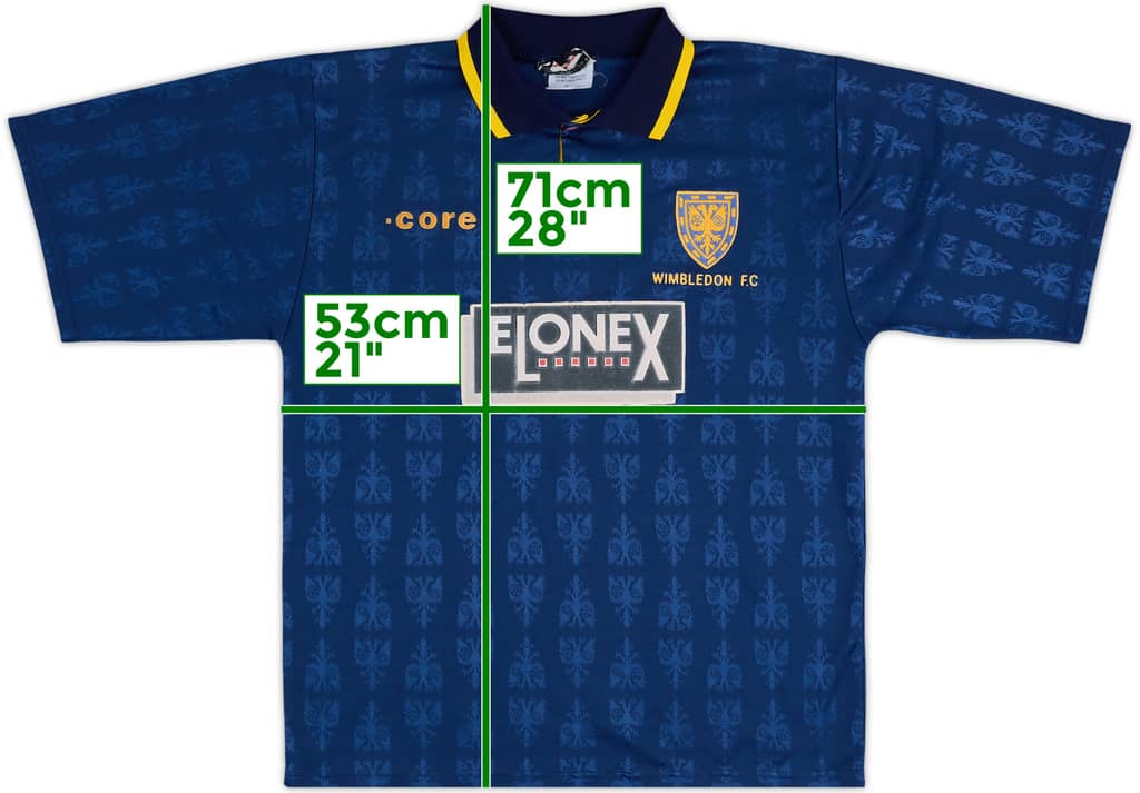 1995-96 Wimbledon Home Shirt - 7/10 - (M)