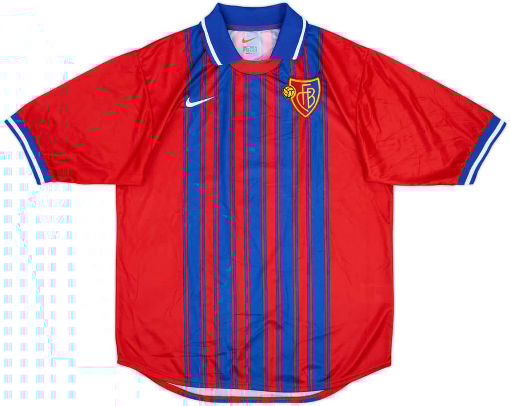 1999-00 FC Basel Home Shirt - 9/10 - (L)