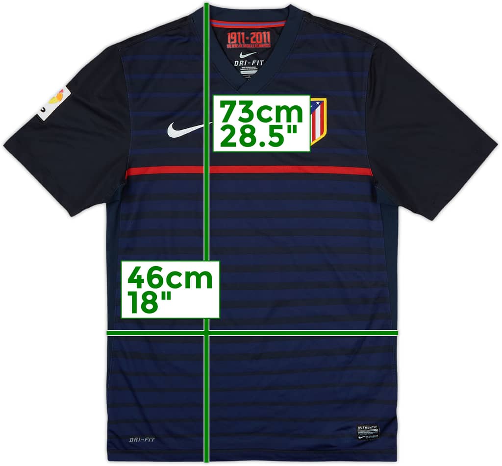 2011-12 Atletico Madrid Away Shirt - 9/10 - (S)