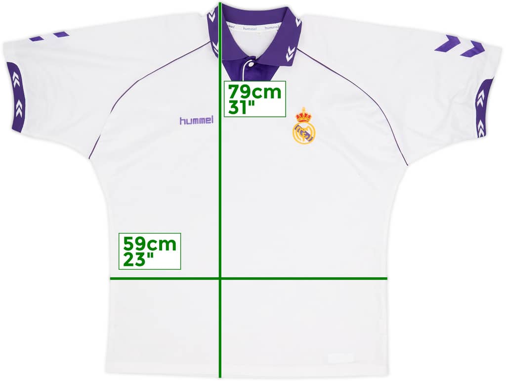 1993-94 Real Madrid Home Shirt - 9/10 - (XXL)
