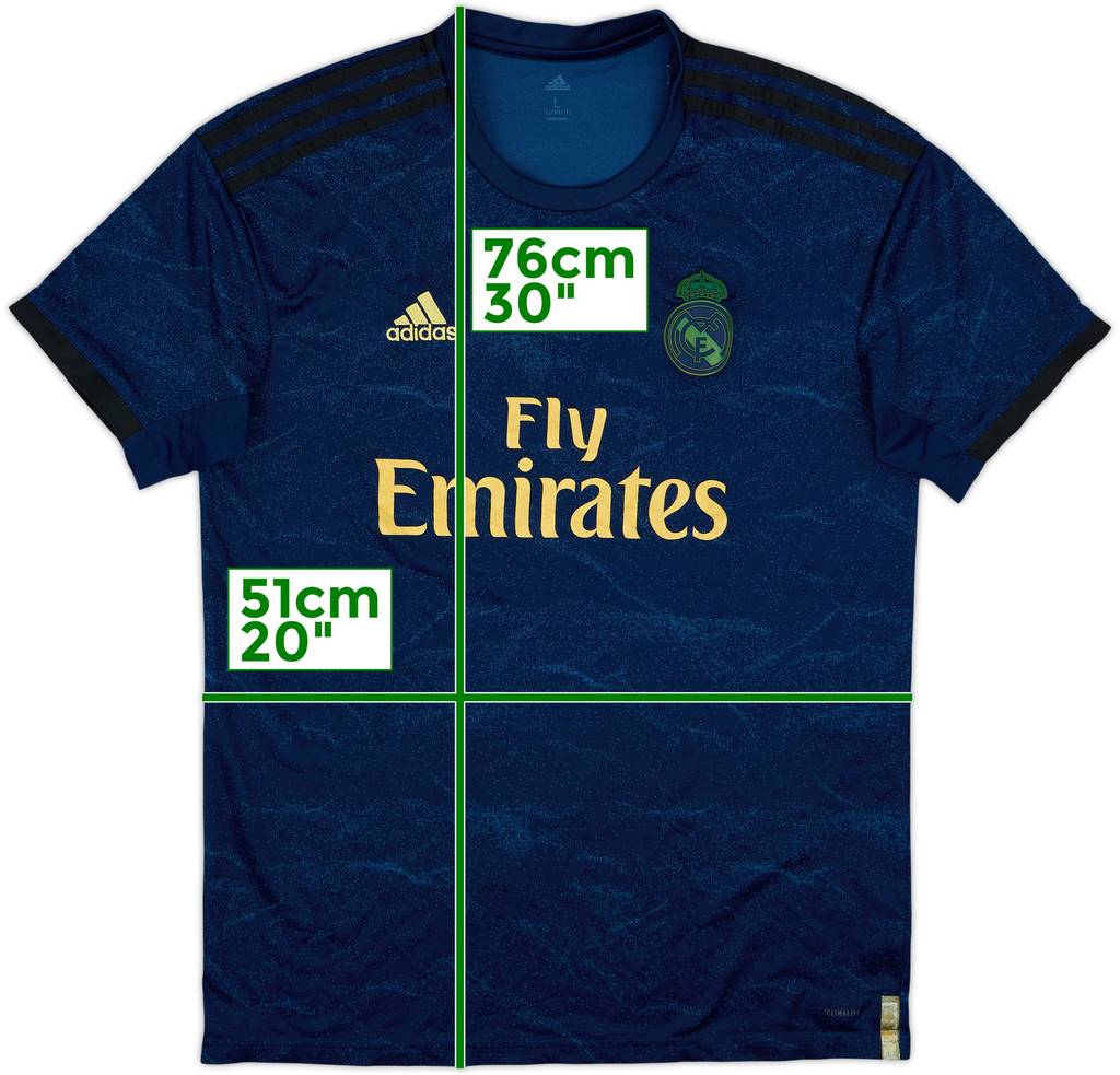 2019-20 Real Madrid Away Shirt - 5/10 - (L)