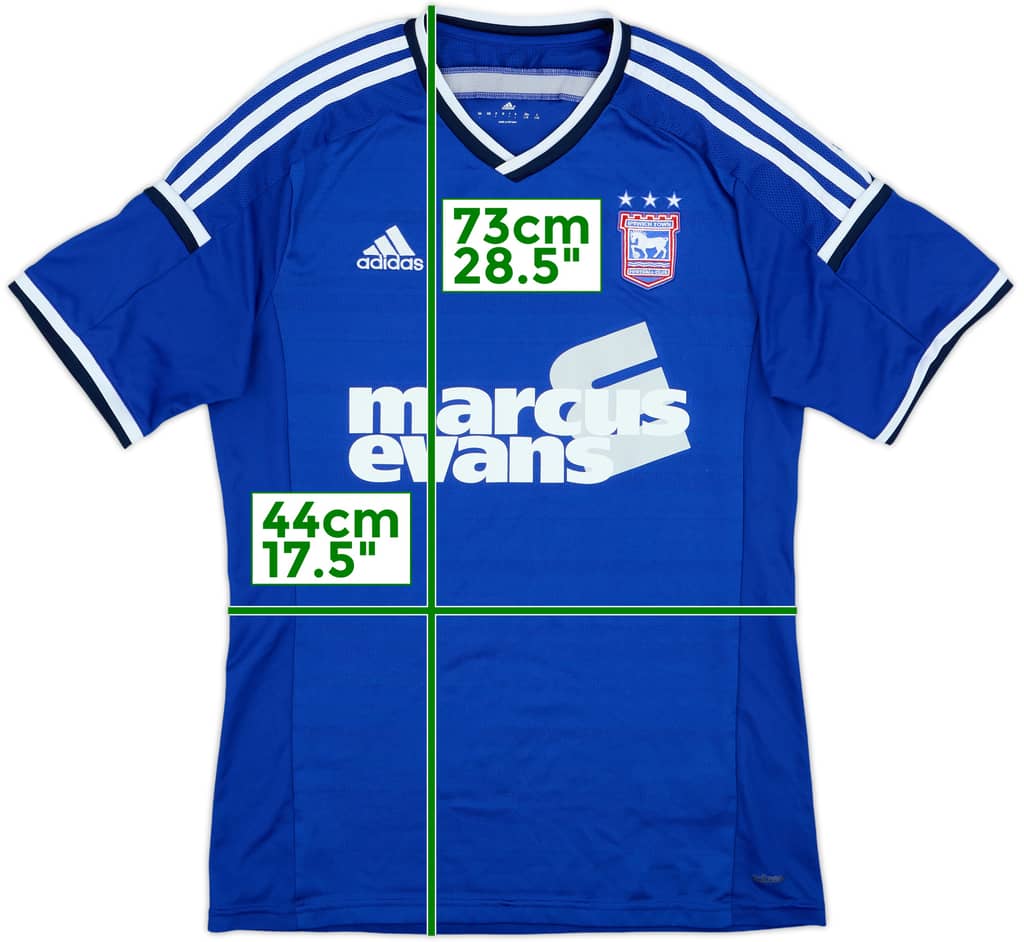 2014-15 Ipswich Home Shirt - 8/10 - (M)