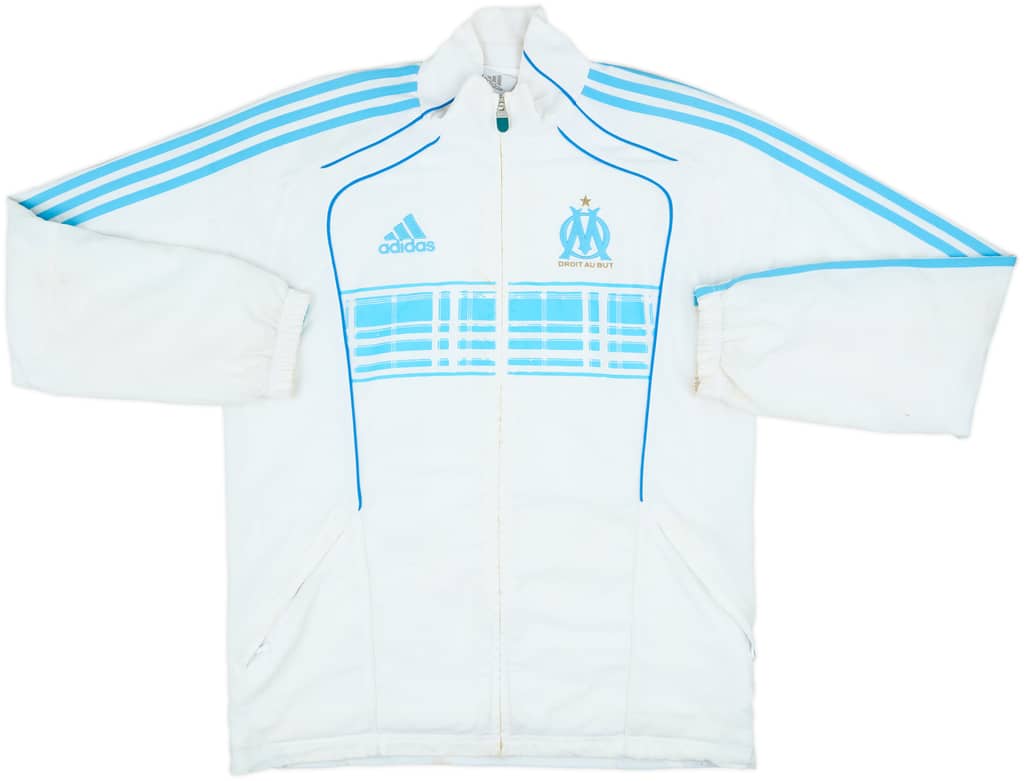 2010-11 Olympique Marseille adidas Track Jacket - 5/10 - (M)