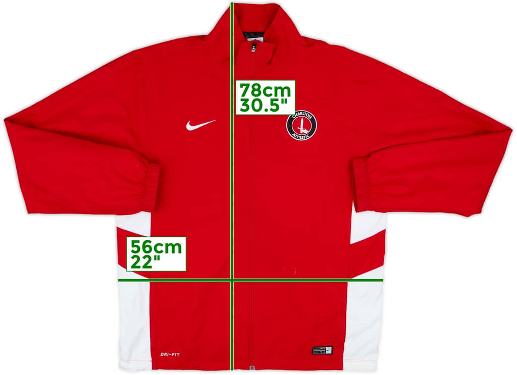 2014-15 Charlton Nike Track Jacket - 7/10 - (L)