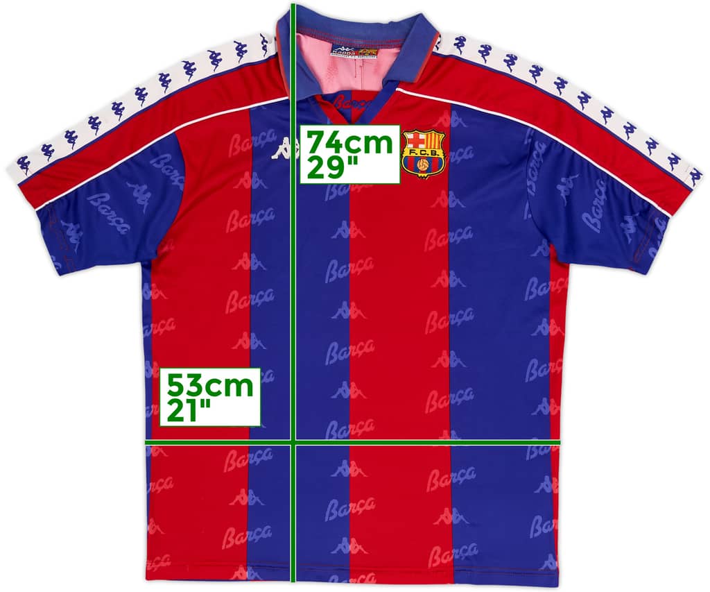 1992-95 Barcelona Home Shirt - 7/10 - (L)