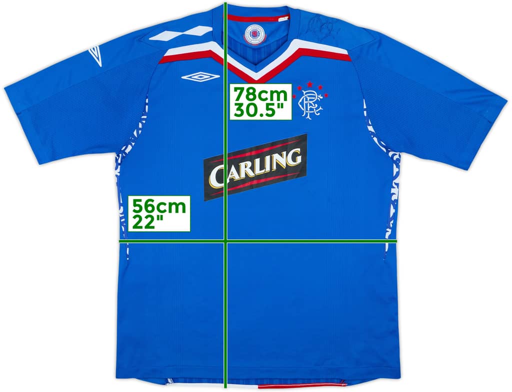 2007-08 Rangers Home Shirt - 6/10 - (XL)