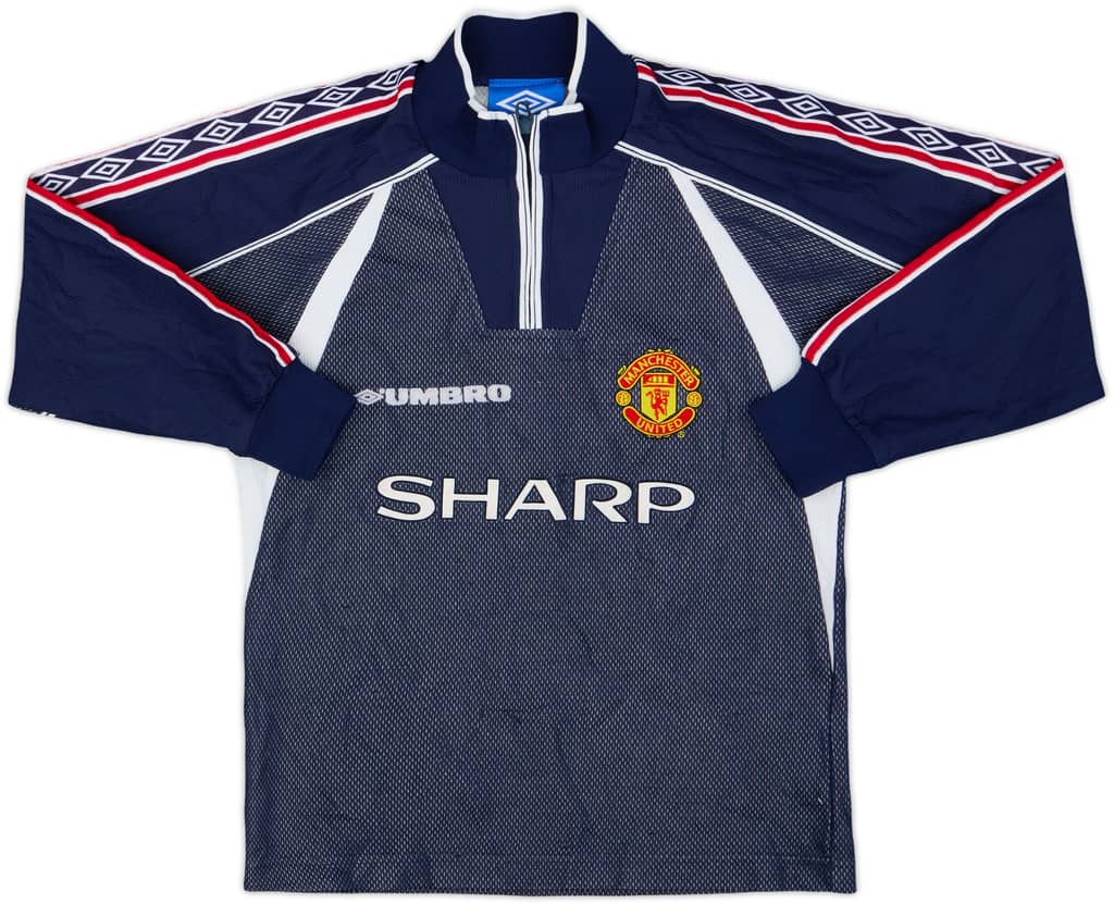 1998-99 Manchester United GK Shirt - 8/10 - (S.Boys)