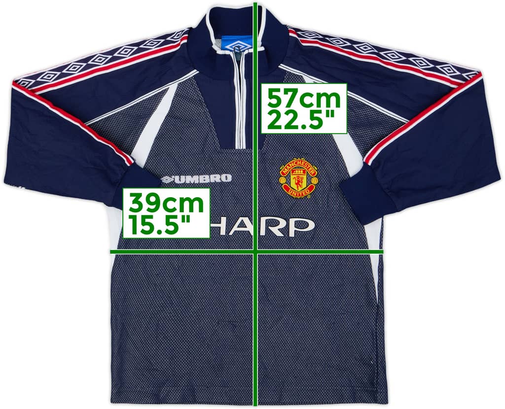 1998-99 Manchester United GK Shirt - 8/10 - (S.Boys)