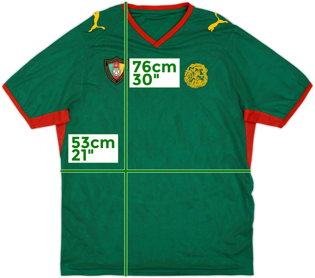 2008-09 Cameroon Home Shirt - 5/10 - (L)