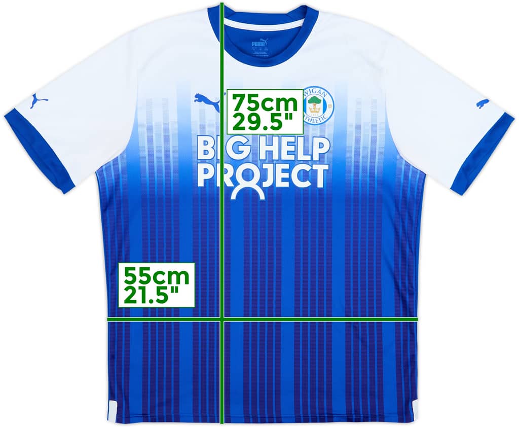 2022-23 Wigan Home Shirt - 7/10 - (XL)