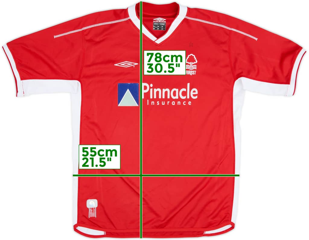 2002-03 Nottingham Forest Home Shirt - 8/10 - (L)