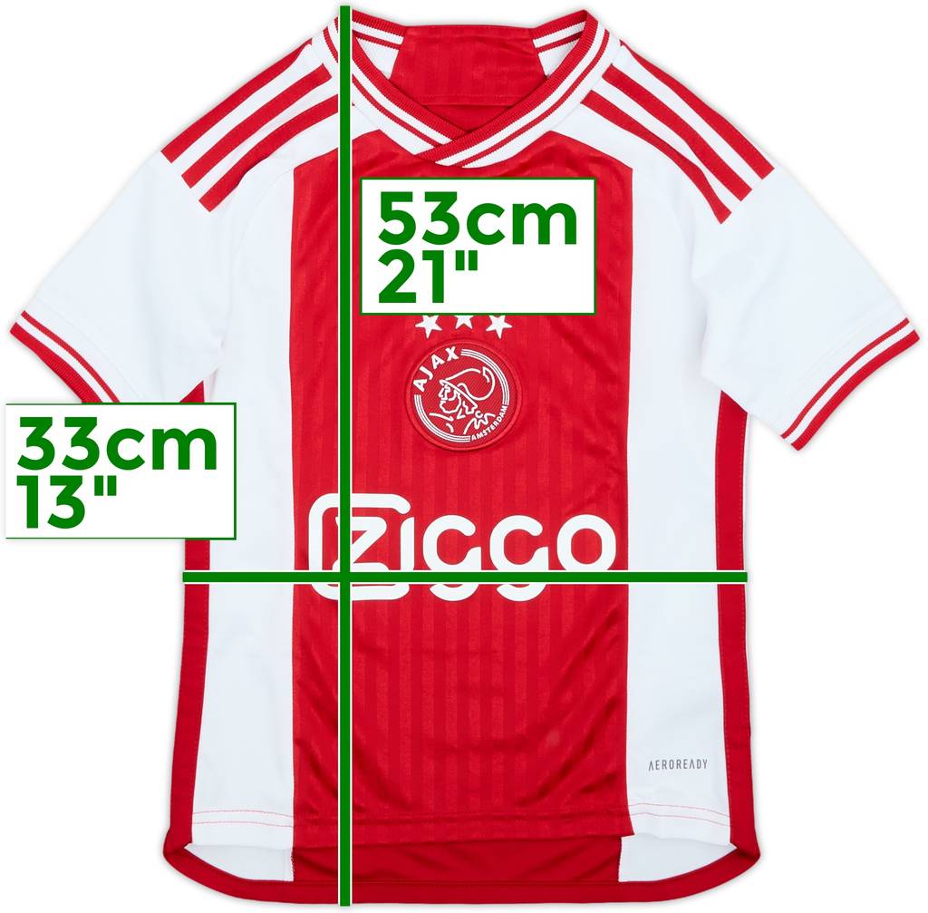 2023-24 Ajax Home Shirt - 10/10 - (7-8 Years)