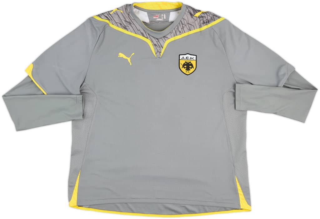 2009-10 AEK Athens Third L/S Shirt - 8/10 - (XXL)