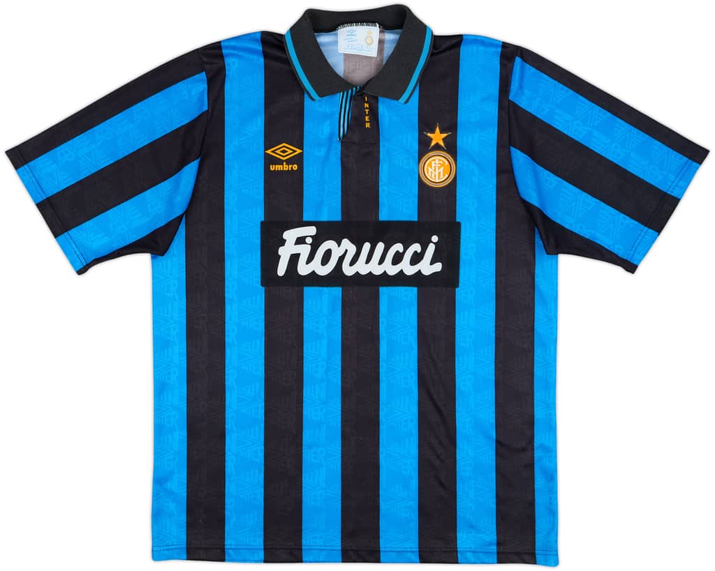 1992-94 Inter Milan Home Shirt - 8/10 - (L)