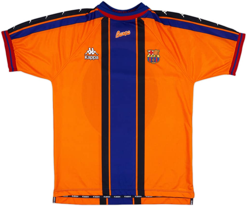 1997-98 Barcelona Away Shirt - 10/10 - (XL)