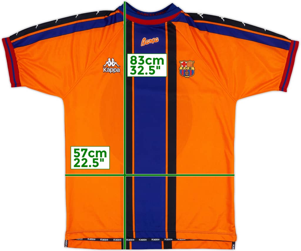 1997-98 Barcelona Away Shirt - 10/10 - (XL)