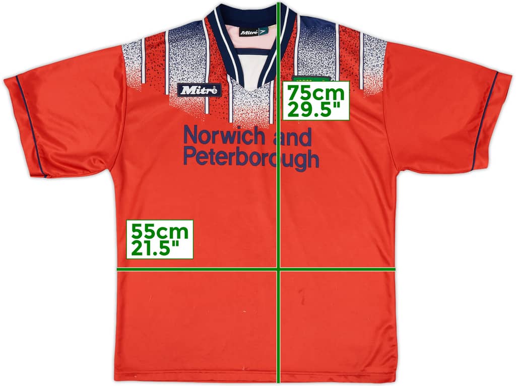1996-97 Norwich Away Shirt - 7/10 - (XL)