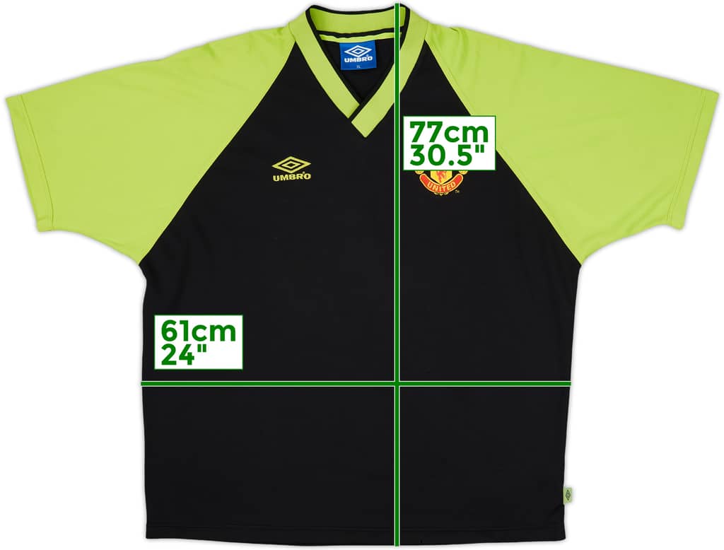 1998-99 Manchester United Umbro Training Shirt - 10/10 - (XL)