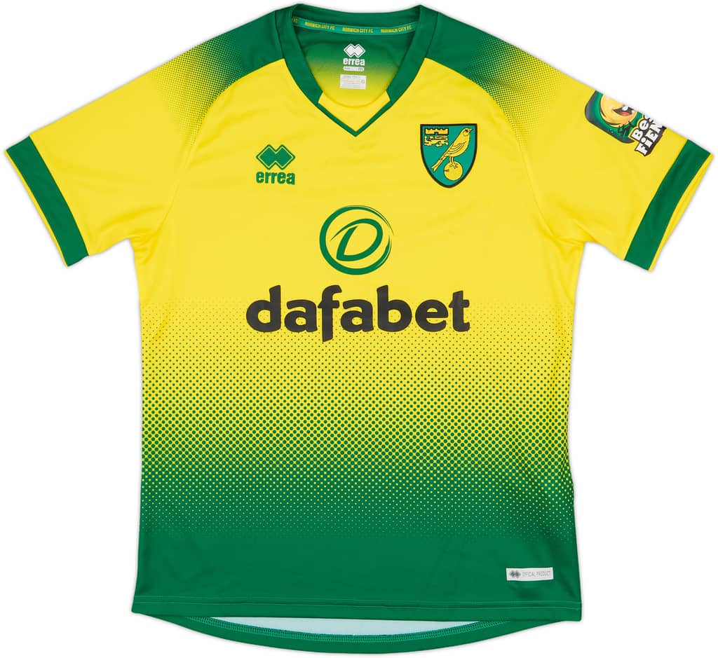 2019-20 Norwich Home Shirt - 9/10 - (M)