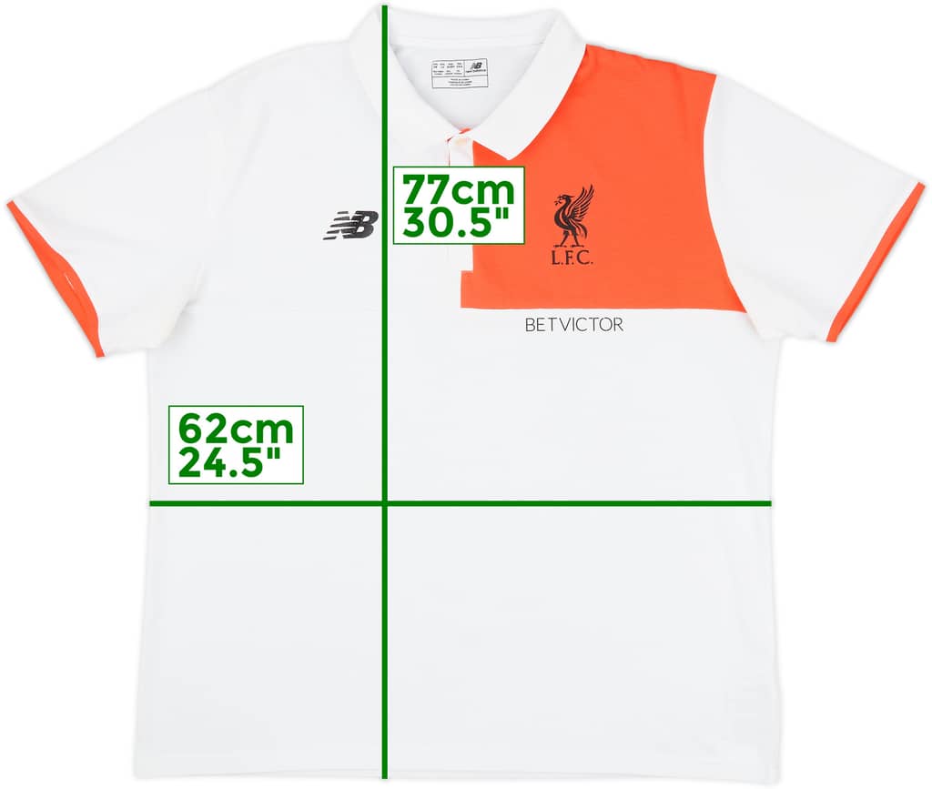 2016-17 Liverpool New Balance Polo Shirt - 8/10 - (XXL)