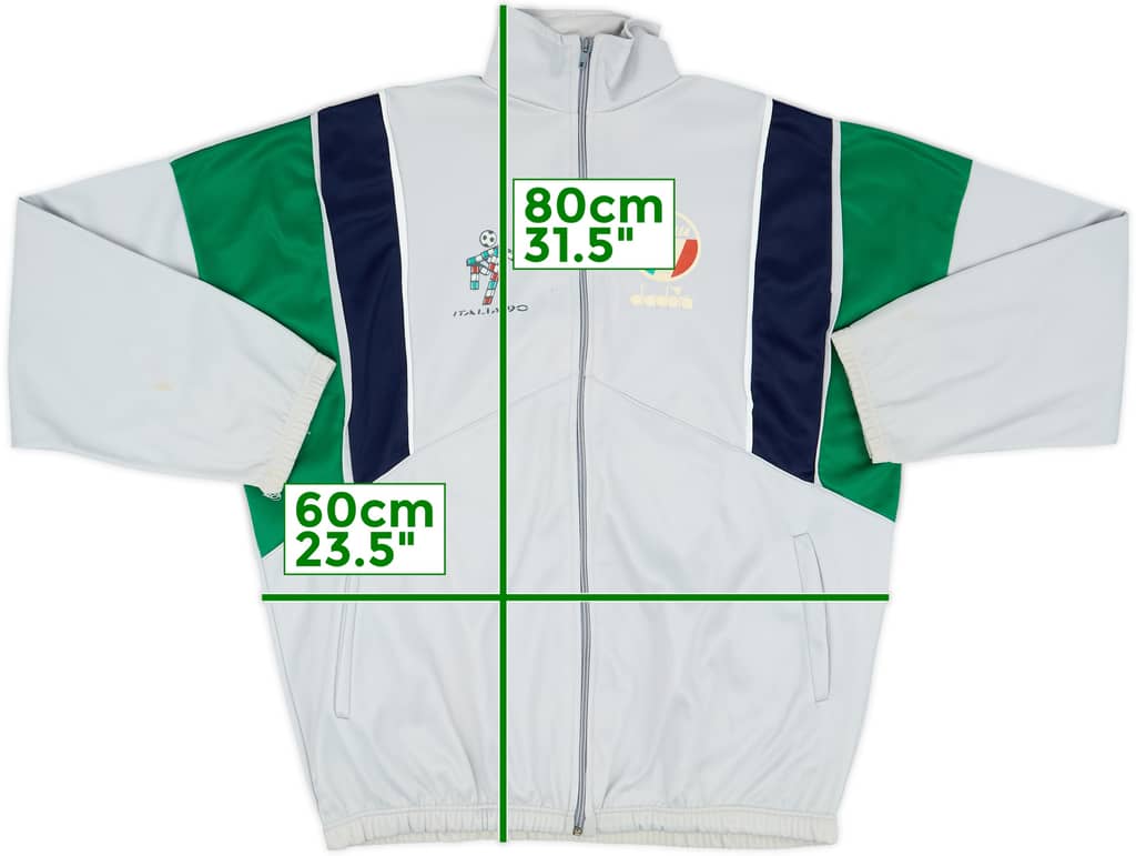 1990 Italy Diadora Track Jacket - 6/10 - (L)