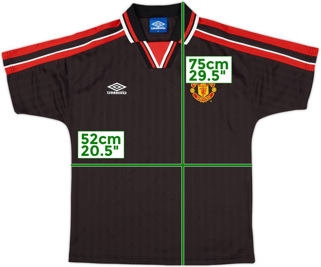 1998-99 Manchester United Umbro Training Shirt - 10/10 - (S)