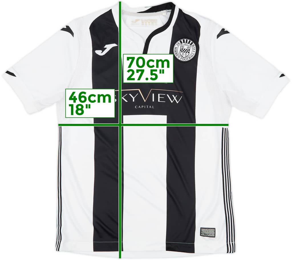 2019-20 St Mirren Home Shirt - 7/10 - (XS)