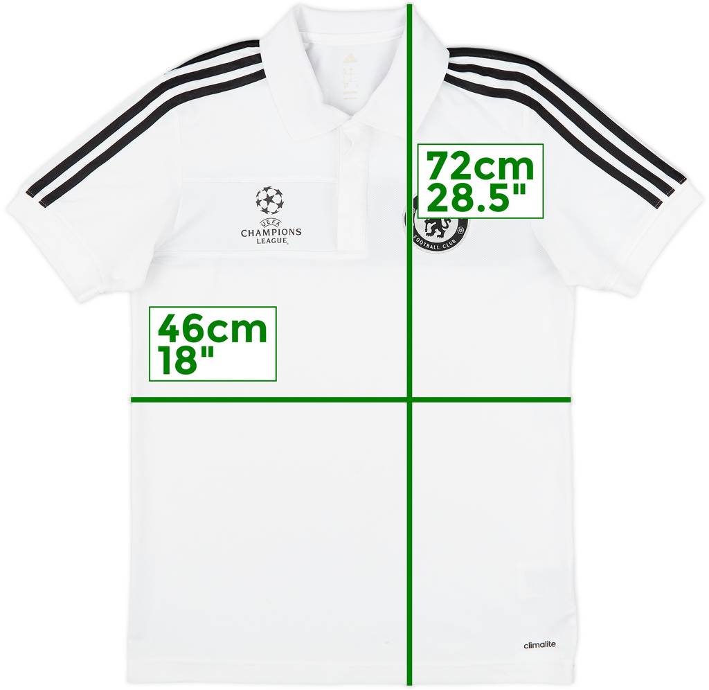 2013-14 Chelsea Champions League adidas Polo Shirt - 7/10 - (S)