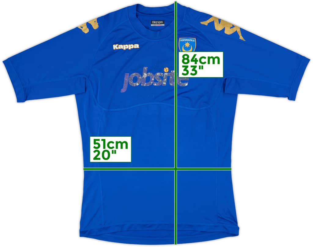 2011-12 Portsmouth Home Shirt - 4/10 - (XXL)