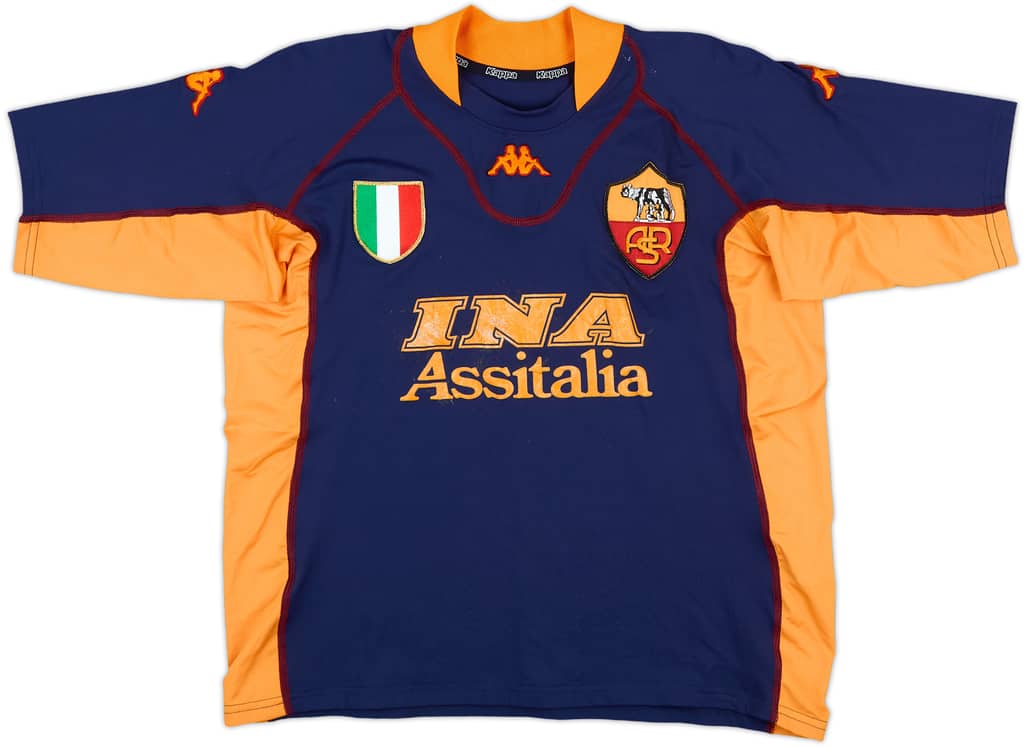 2001-02 Roma Third Shirt - 4/10 - (XL.Boys)