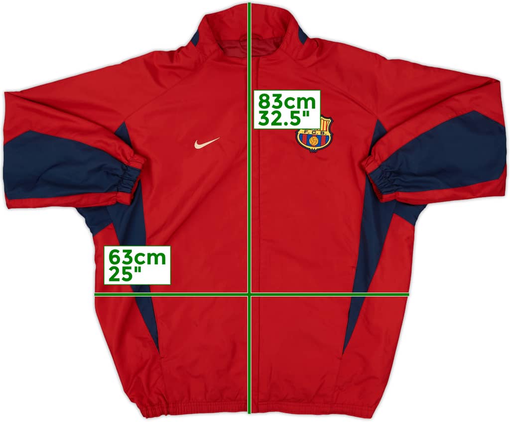 2003-04 Barcelona Nike Track Jacket - 9/10 - (L)